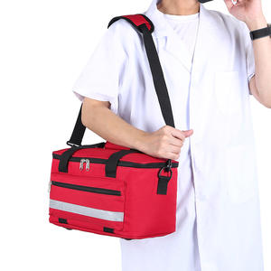 Sac de secours médical d'extérieur en tissu Oxford, bandoulière, grande capacité, trousse de premiers secours pour les voyages, l'hôpital et les activités en voiture - Product Image 6