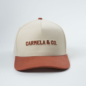 Chất Lượng Cao 5 Bảng Điều Chỉnh Cap Tùy Chỉnh Với Thêu Logo Cấu Trúc Khung Một Tùy Chỉnh 5 Bảng Điều Chỉnh Cap Với Thêu Logo Golf Hat - Product Image 3