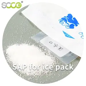 Hidrogel de cristales absorbentes de agua SAP/poliacrilato de sodio para la materia prima de la bolsa de hielo