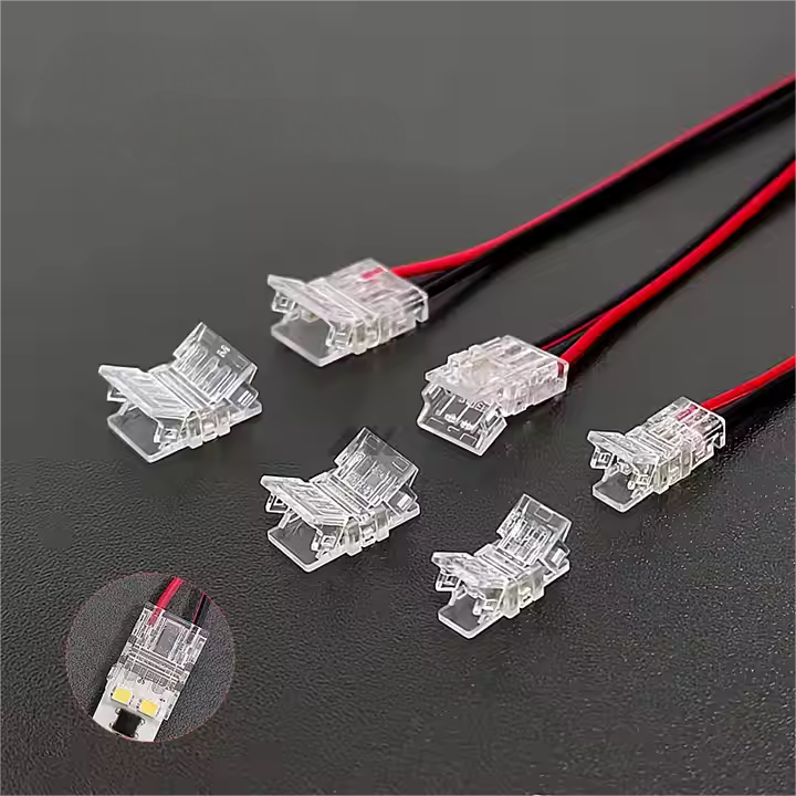 rgbw cob led strip connector