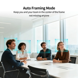 20x 4K Ultra HD Otomatik Takipli PTZ Konferans Kamerası, Video Toplantıları, Canlı Yayınlar, Uzaktan Eğitim için Yapay Zeka Çerçevelendirme Özelliğiyle - Product Image 5