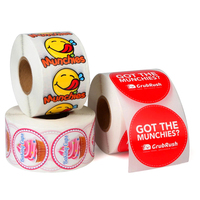 Autocollants ronds en plastique doré de 25 mm, autocollants à gratter, étiquettes, billets pour une utilisation promotionnelle