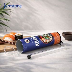 Custom Sushi Paper Tube Design Recyclable Food Grade Capsule <b>Kraft</b> Cardboard Cylinder Packaging <b>Box</b> Tube Container - Product Image 5