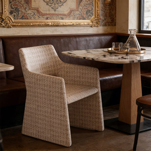Fauteuil de salle à manger et de loisirs moderne et simple, style nordique, pour restaurant, salle de conférence, négociation et réception - Product Image 3