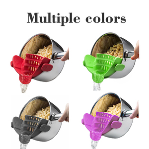 Passoire à clipser en silicone résistante à la chaleur pour riz et aliments, compatible avec toutes les casseroles et bols - Product Image 6