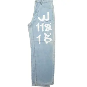Новый стиль с полиуретановым покрытием джинсовая ткань с черным покрытием синяя джинсовая ткань