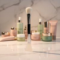 Pinceaux applicateurs de masque facial double face en forme de couteau, outils de maquillage et de beauté