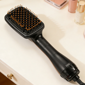 Lisseur de cheveux électrique PTC à 3 vitesses, directement de l'usine, pour des cheveux soyeux et lisses, peigne lissant pour cheveux humides et secs - Product Image 1