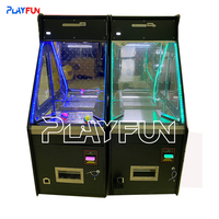 PlayFun USA, jeu d'arcade populaire à pièces, machine à pousser des pièces avec un trou bonus, machine à pousser des pièces avec un distributeur de billets