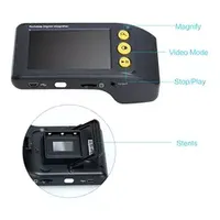 3.5 Inch Portable Digital Video Magnifier with Plastic Construction for Low Vision Reading Aid