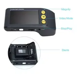 <span class=keywords><strong>3.5</strong></span> inch xách tay video kỹ thuật số kính lúp với nhựa xây dựng cho tầm nhìn thấp đọc Viện trợ - Product Image 3