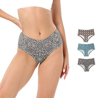 Sous-vêtements imprimés pour femmes : culottes confortables et élégantes à imprimé papillon, effet ventre plat et lifting des fesses, lingerie féminine