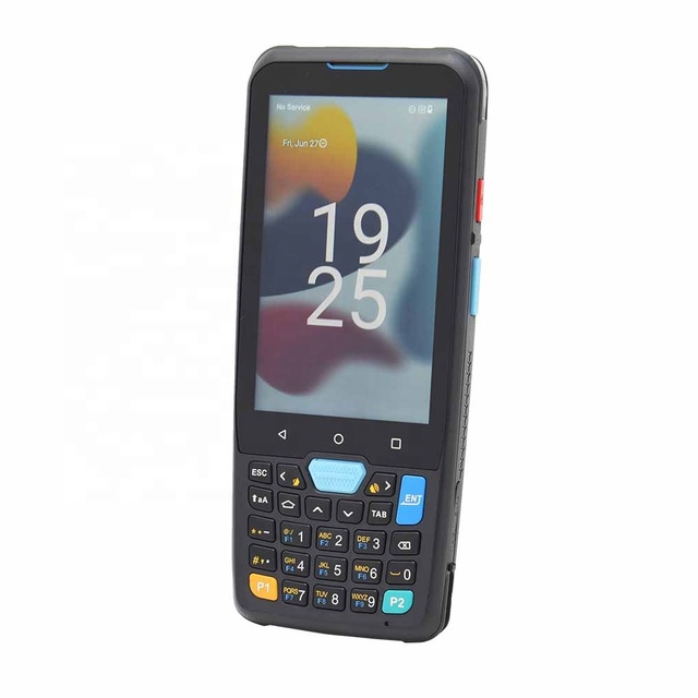 Portable Industrial Android 13 4Inch PDA Touch Screen Barcode Scanner Data Collector Terminal IP67 128GB Stock for Production