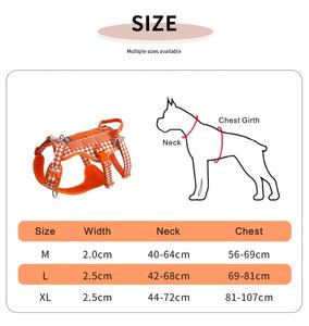 タグランニング3ピークソフトハンドル英国ペットハーネス小型犬大型子犬カスタムプリント完璧にフィット犬ハーネス英国 - Product Image 5