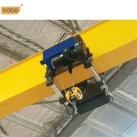 Palan électrique simple poutre à câble fourni Petit moteur de levage européen 2 3.2t 5 tonnes 48V pour grue 3 tonnes utilisé pour l'atelier