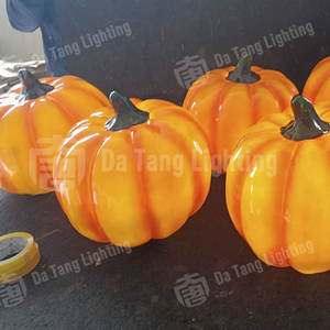 Lampe décorative d'extérieur en forme de citrouille, IP65, lumière LED sculpturale pour parcs, paysages de vacances et décorations d'événements d'Halloween - Product Image 6