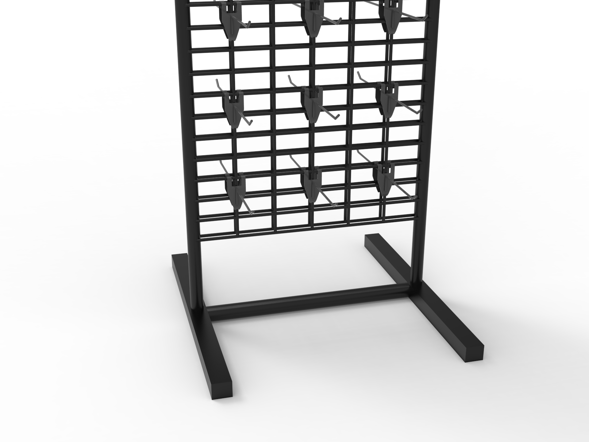 Modern Double-Sided Display Rack for Socks Jewelry Tools-Supermarket Store Rack with Varnish Surface Treatment for Promotions — view 5