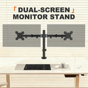 حامل شاشة مزدوج KHCOOHOO بآلية رفع ODM لشاشات 13-27 بوصة، يتحمل 9 كجم لكل ذراع، قابل للتعديل والدوران <span class=keywords><strong>360</strong></span> درجة، مصنوع من الفولاذ - Product Image 5