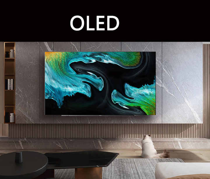 Skyworth Factory OEM Directly Sell 55 65 77 86 Inches UHD Flat 4K Screen OLED Smart TV Television for Bedroom Google Android TV