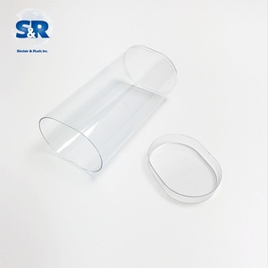 S&R Transparent Oval PET Tube For <b>Fishing</b> <b>Float</b> Packaging With Inner And Outer Cap - Product Image 1