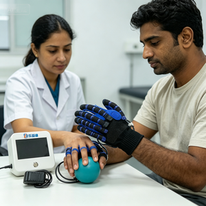 Guantes Exoesqueléticos Portátiles Fáciles de Usar, Equipo Profesional de Fisioterapia para la Recuperación de la Disfunción de los Dedos - Product Image 1