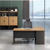 Table d'ordinateur modulaire moderne avec protection anti-poussière et imperméable pour bureaux de direction polyvalents