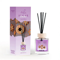 Diffuseur de parfum d'ambiance sans flamme aux fruits et à la lavande, huile d'aromathérapie avec bâtonnets diffuseurs, désodorisant liquide, décoration d'intérieur 120ml