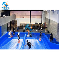 Simulateur de vague de surf gonflable en aluminium et fibre de verre Flowrider de l'usine Guangdou, machine à vague artificielle pour le surf et le skateboard - En promotion