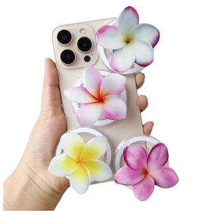 Supporto Magnetico per <span class=keywords><strong>Telefono</strong></span> con Fiore Hawaiano alla Moda, Ciondolo Regalo a Forma di Fiore di Prugna, Adatto a Tutti i Modelli di <span class=keywords><strong>Telefono</strong></span> - Product Image 1