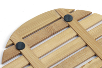 Set de table rond en bambou