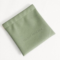 Pochette en cuir PU de petite taille pour bijoux, rouge à lèvres, maquillage, fermeture automatique à ressort, logo personnalisé, 12x12cm, vente en gros