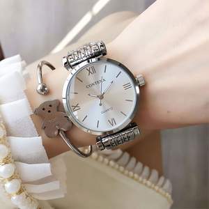 Relojes femeninos resistentes al deslustre, relojes de pulsera para damas, impermeables, OEM, con logotipo personalizado, movimiento de cuarzo japonés, relojes de pulsera de acero inoxidable para mujer - Product Image 2