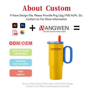 Customizable Double Wall Stainless Steel Vacuum Insulated Coffee Cup with Straw Custom logo Tumbler <b>Lids</b> Travel <b>Mug</b> - Product Image 2