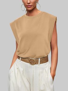 Blusas sueltas informales sólidas para mujer, camisas y blusas de gran tamaño Vintage de verano 2024 para mujer, blusas elegantes para jóvenes y mujeres - Product Image 3