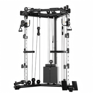 Estructura <span class=keywords><strong>de</strong></span> Entrenamiento Multifuncional Tipo Gantry, Gimnasio en Casa Integrado, Equipo <span class=keywords><strong>de</strong></span> Fitness para Fortalecimiento Corporal Completo - Product Image 5