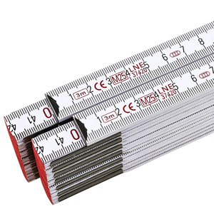 <span class=keywords><strong>Règle</strong></span> pliante multifonctionnelle BECOL de 3 mètres à 15 plis, <span class=keywords><strong>règle</strong></span> en bois portable avec logo personnalisé pour outils à main - Product Image 2