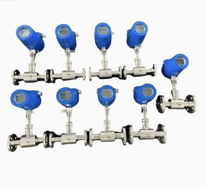 CE認定工業用デジタル熱ガス流量計ステンレス鋼OEM利用可能1% 精度0-10メートル/秒流量 - Product Image 5