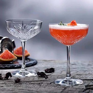 Copas de Cóctel de Estilo Europeo Vintage de Boca Ancha para <span class=keywords><strong>Martini</strong></span> y Vino Tinto, Capacidad de 401-500 ml, Empaquetado en Caja de Color - Product Image 3