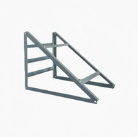 Support de montage solaire en acier inoxydable anodisé, kit de montage de panneaux avec système de fixation au sol, résistance au vent jusqu'à 60 m/s, résistance à la neige 1,4 KN/M2
