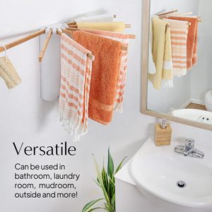 Séchoir à linge mural pliable <span class=keywords><strong>pour</strong></span> balcon, séchoir à linge mural - Product Image 2