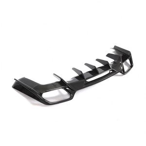 Difusor de parachoques trasero C190 de fibra de carbono Real para <span class=keywords><strong>Mercedes</strong></span> Benz <span class=keywords><strong>AMG</strong></span> <span class=keywords><strong>GT</strong></span> <span class=keywords><strong>S</strong></span>, 2015-2018 - Product Image 4