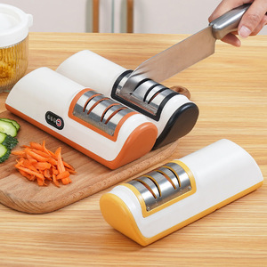 Affûteur de couteaux électrique automatique professionnel, affûteur rapide pour couteaux et ciseaux, outils de cuisine - Product Image 3