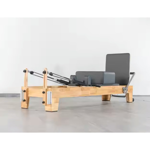 Usado Cadillac Fitness Equipment <span class=keywords><strong>Pilates</strong></span> Reformer Bed en madera <span class=keywords><strong>de</strong></span> PU para el gimnasio en casa, culturismo y práctica <span class=keywords><strong>de</strong></span> yoga - Product Image 5