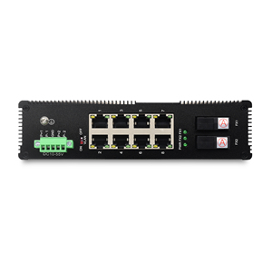 Web yönetilen tek modlu çift yönlü endüstriyel ağ anahtarı tek modlu yüksek hızlı JHA 8*10/100/1000 Mbps Ethernet bağlantı noktaları - Product Image 3