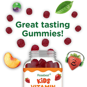 ויטמינים גומי לילדים בטעם פירות טבעי, ללא סוכר, טבעוני, חלאל, מותג פרטי, ייצור לפי הזמנה, של רוזבסט - Product Image 4