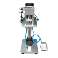 Machine de scellage pneumatique de qualité industrielle pour flacons de parfum, presse-colliers intermédiaires pour contenants de parfum de 13 mm, 15 mm, 18 mm, 20 mm