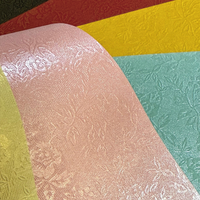 120gsm 787x1092mm Usine Perle En Relief Papier Métallique Shimmer Couleur Texture Enduit pour Cadre Photo Bougie Boîtes D'emballage