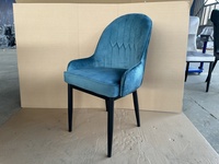 Chaise de salle à manger moderne en velours pour la vente en gros, idéale pour hôtel, maison, cuisine, salon, restaurant, table à manger