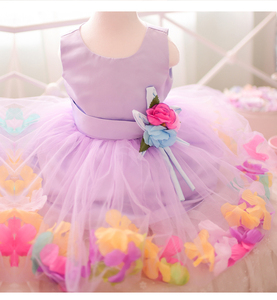 Vestido de Fiesta de Una Pieza con Diseño Smocked para Niñas - Product Image 2