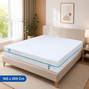Matelas hybride moderne E-Z Bed, double mousse intégrale, alliant confort moelleux et soutien ferme, mousse haute densité durable, pour usage quotidien et hôtelier - Product Image 1